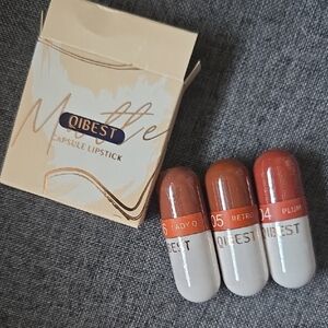QIBEST Capsule Lipstick Set